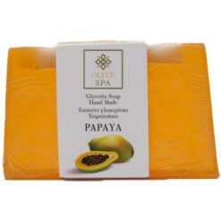 Handgemachte pflanzliche Glyzerinseife - Papaya, 100g
