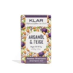 Klar's festes Shampoo Arganöl & Feige, 100g (für trockenes Haar)