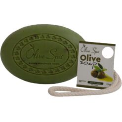 Handgemachte Kordel-Seife mit Oliven-Duft, 175g
