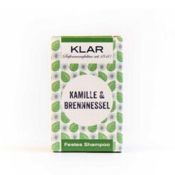 Klar's festes Shampoo Kamille Brennnessel 100g (für störrisches Haar)