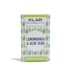 Klar's festes Shampoo Lemongras & Aloe Vera, 100g (für fettiges Haar)